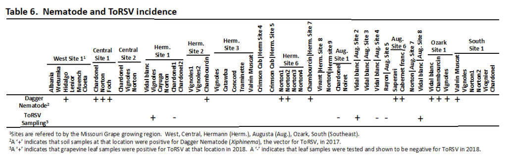 survey table 6